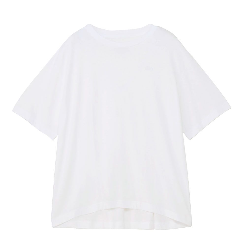 ザ・ノース・フェイス Tシャツ レディース NTW32542 ショートスリードヘムビッグティー トップス アパレル 半袖 ロゴ ワンポイント 丸首 刺繍 ティーシャツ 白 THE NORTH FACE ザ・ノース・フェイス Tシャツ レディース
