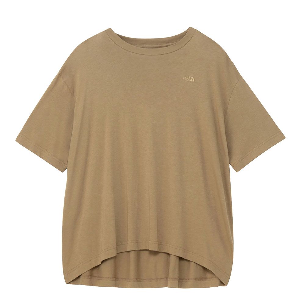 ザ・ノース・フェイス Tシャツ レディース NTW32542 ショートスリードヘムビッグティー トップス アパレル 半袖 ロゴ ワンポイント 丸首 刺繍 ティーシャツ 白 THE NORTH FACE ザ・ノース・フェイス Tシャツ レディース