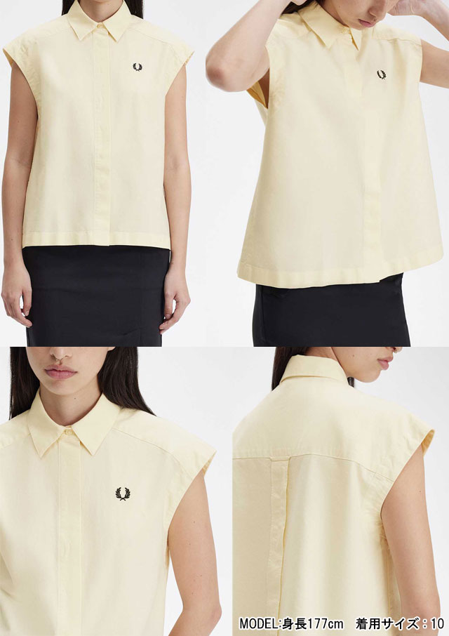 FRED PERRY フレッドペリー トップス レディース G7144 スリーブ