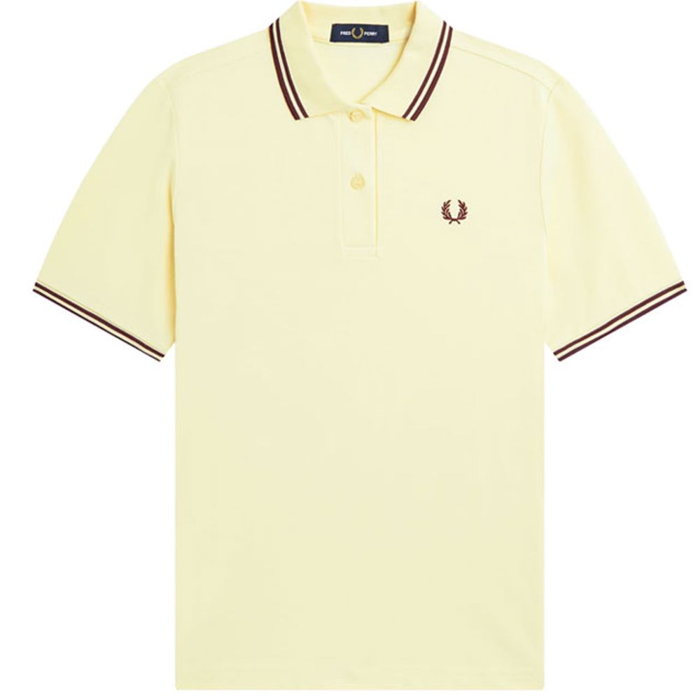 フレッドペリー FRED PERRY ポロシャツ レディース G3600 半袖 襟付き トップス ウェア ティップライン 鹿の子 月桂樹 ローレル ロゴ刺繍 シンプル 定番 紺