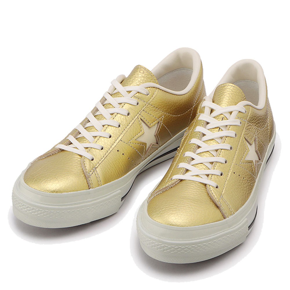 コンバース Converse メンズ レディース スニーカー ワンスター J メタリック ローカット メイドインジャパン 日本製 One Star Metallic ゴールド シルバー シューマートワールド 通販 Paypayモール
