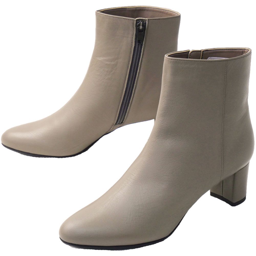 未使用リーガル社ビューフィット ショートブーツ レザー 3E 24㎝24aw REGAL（リーガル） 社製 ビューフィット ショートブーツ レディース