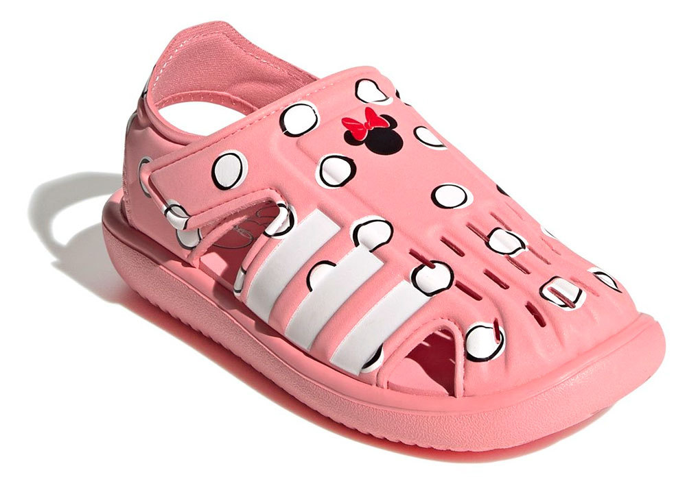 アディダス adidas 女の子 子供靴 キッズ ジュニア ディズニー Disney コラボ ミニーマウス サンダル ウォーターサンダル FY8959 サマーシューズ ピンク｜smw｜02