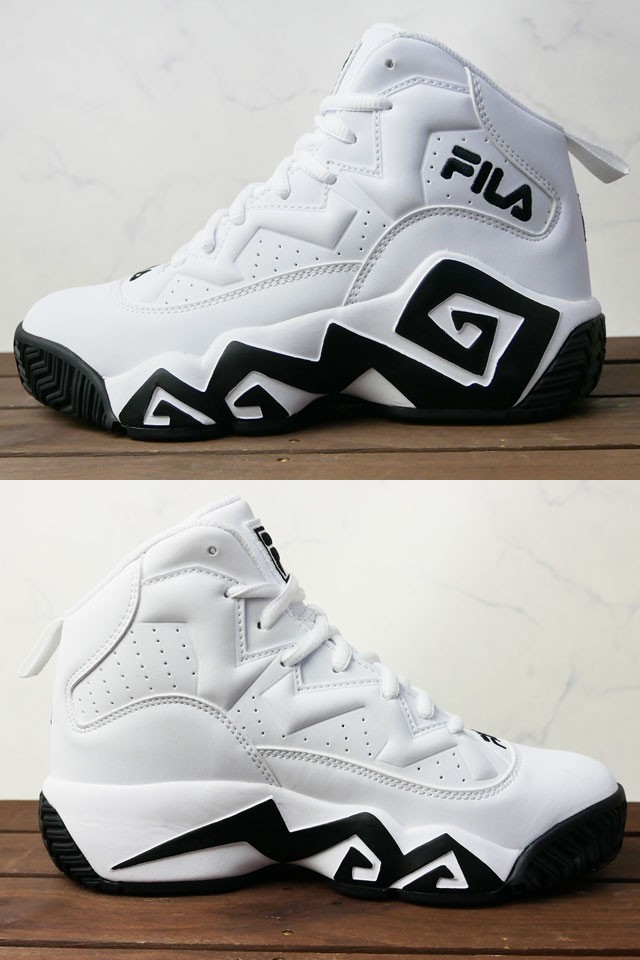 フィラ FILA MB 大きいサイズ メンズ レディース 厚底スニーカー靴 厚底シューズ ハイカット 白 ホワイト 復刻 ミッドカット グルグル  ぐるぐる FHE102