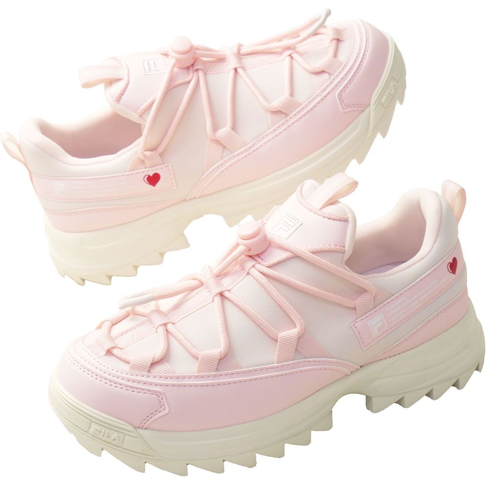FILA（フィラ） レディース 厚底 スニーカー ディストーターアジャスト