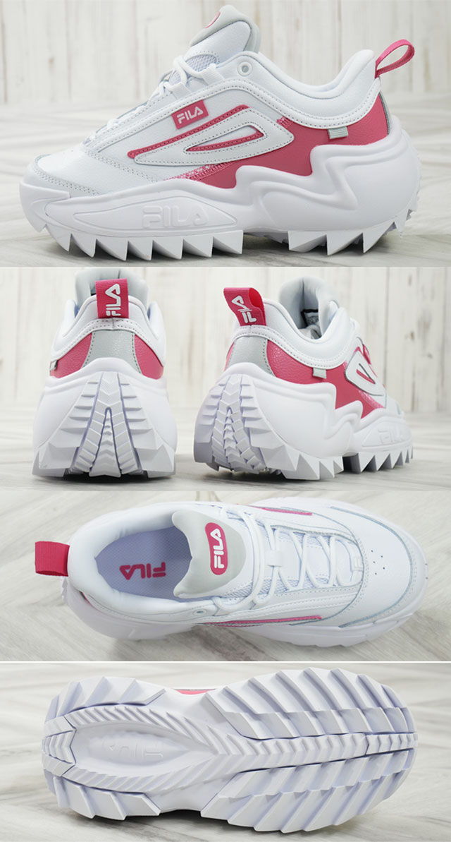 FILA フィラ 厚底 スニーカー レディース 白ツイスター ダッド