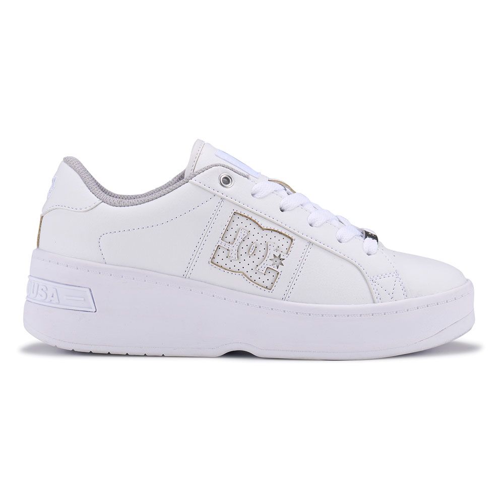 ディーシーシューズ スニーカー レディース 厚底白 バルミー WBG WHT ローカット DW251602 | DC SHOES | 01