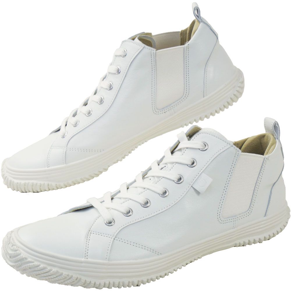 SPINGLE（スピングル） メンズ スニーカー サイドゴア レザー