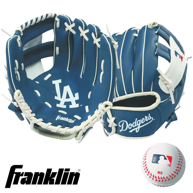 フランクリン LA ドジャース 9.5インチグローブ＆ボールセット MLB