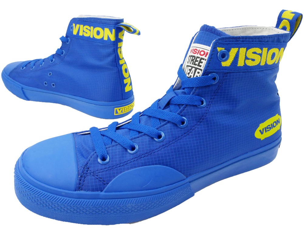 ヴィジョン ストリートウェア Vision Street Wear スニーカー メンズ ハイカット キャンバス Hi Sp ブルー レッド ブラウン Vsw 0152 シューマートワールド 通販 Paypayモール