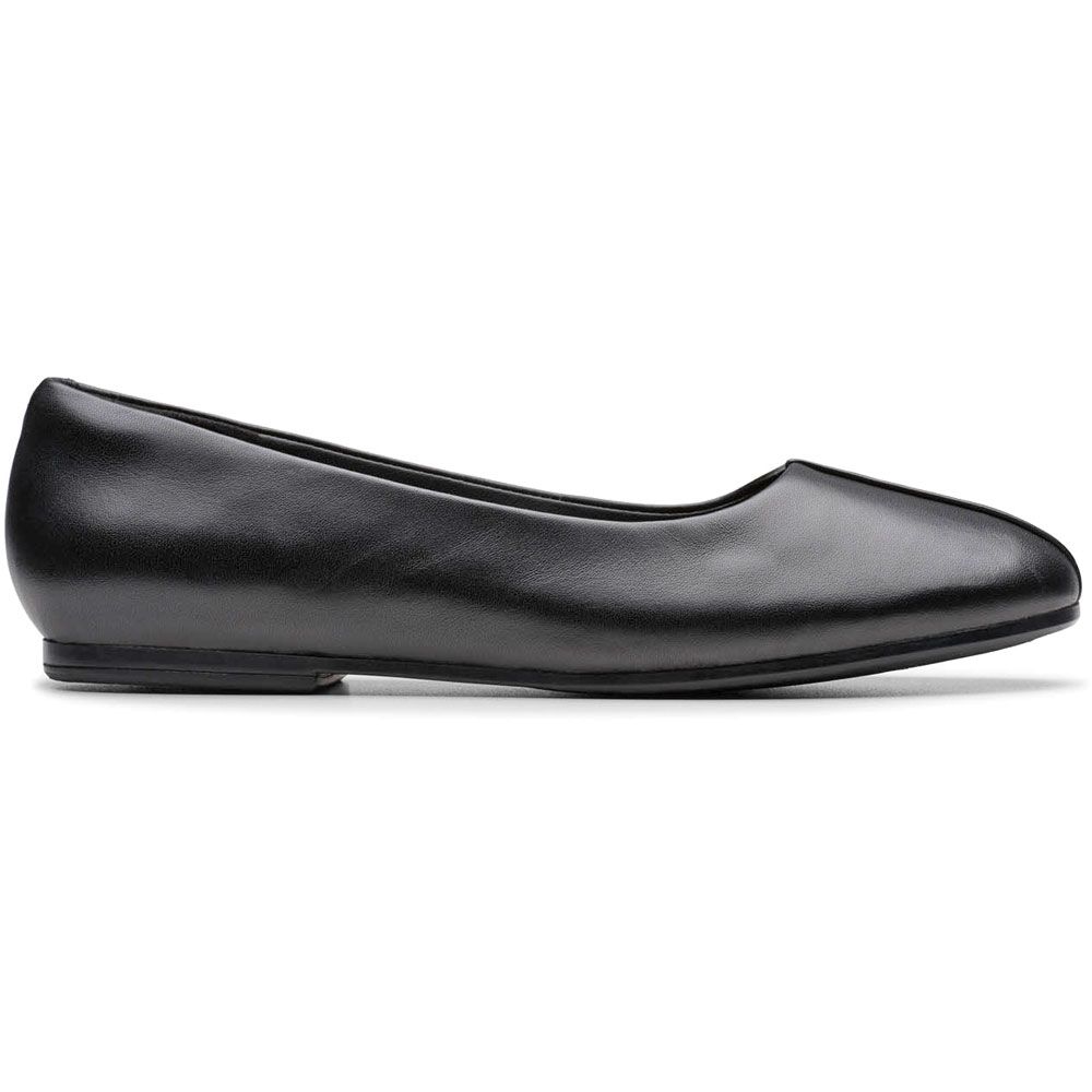 Clarks 黒 フラットシューズ　25 Clarks クラークス メンズ レディース ワラビー ブラックレザー エヴォ