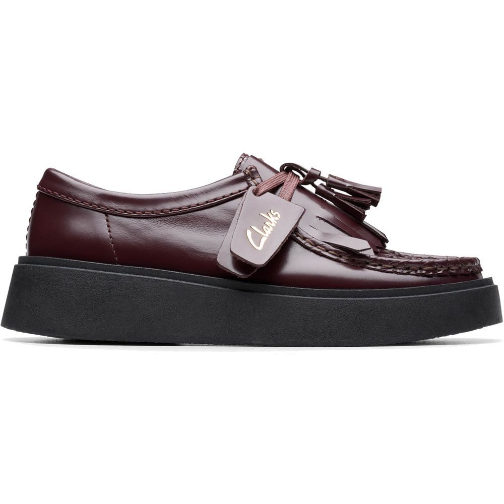 Clarks クラークス ワラビー レディース 厚底 モカシン 歩き