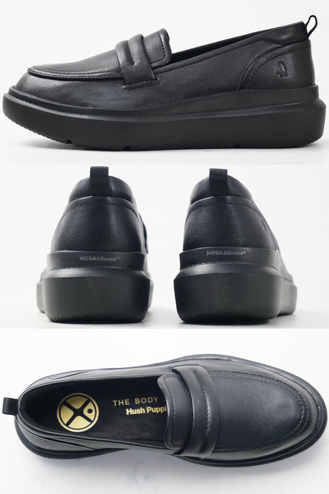 ハッシュパピー　ローファー　パンプス　黒 ハッシュパピー（Hush Puppies） 爆買 ローファー レディース