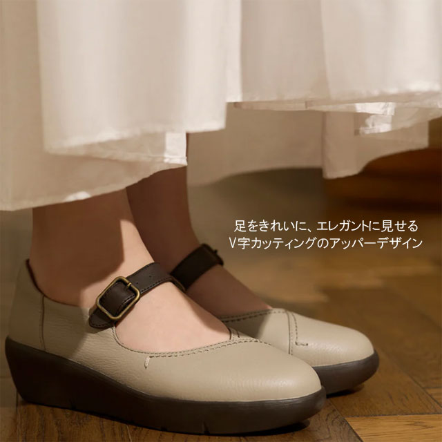 未使用級☆アキレスソルボ パンプス 24㎝ ウェッジソール メリージェーン 通勤 t14-s2315-2317-3.jpg