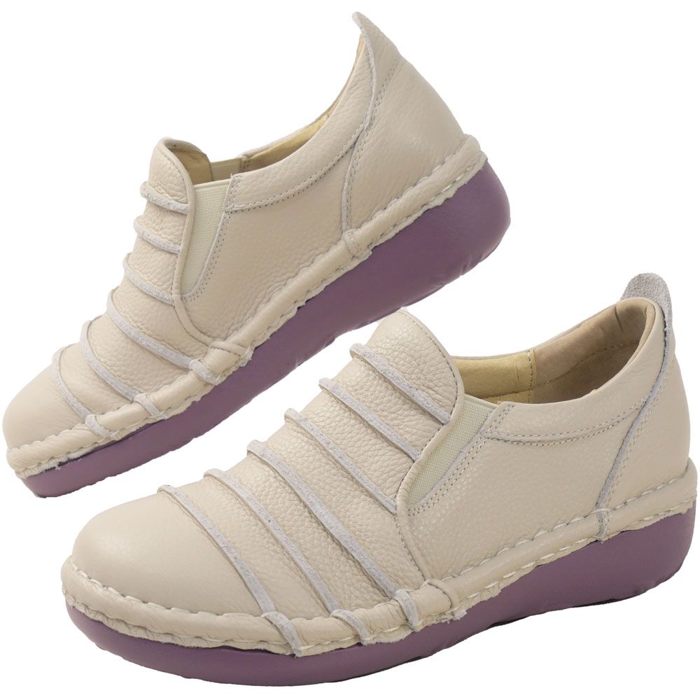 ESTA エスタシオン スリッポン レディース コンフォートシューズ 疲れ