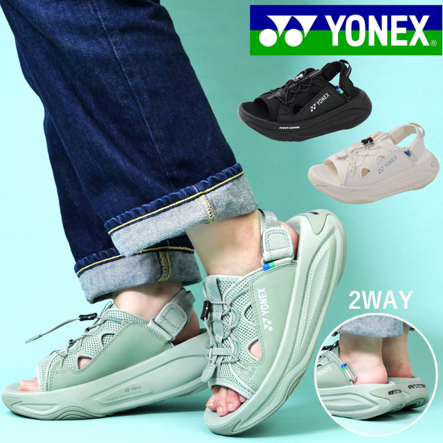 YONEX（ヨネックス） サンダル レディース 厚底 YY-ラフトロッカー
