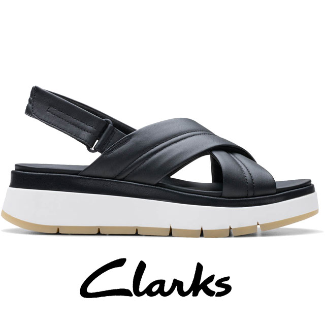送料無料 CLARKS ウェッジ ストラップ サンダル ベルクロ t16-s3348-1.jpg
