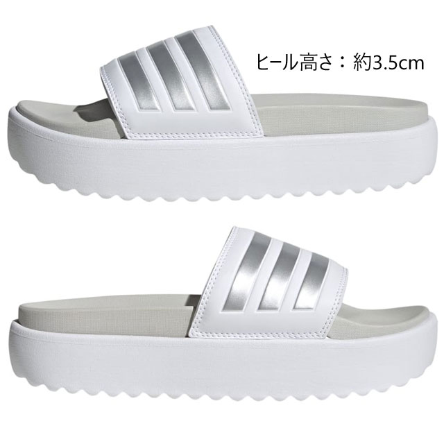 ADIDAS レディース スライドサンダル 軽量快適 スイカプリント ADIDAS レディース スライドサンダル 軽量快適 スイカプリント