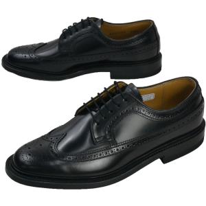リーガル メンズ ビジネスシューズ 日本製 ウィングチップ 紳士靴 革靴 2589N ブラック 黒 ...