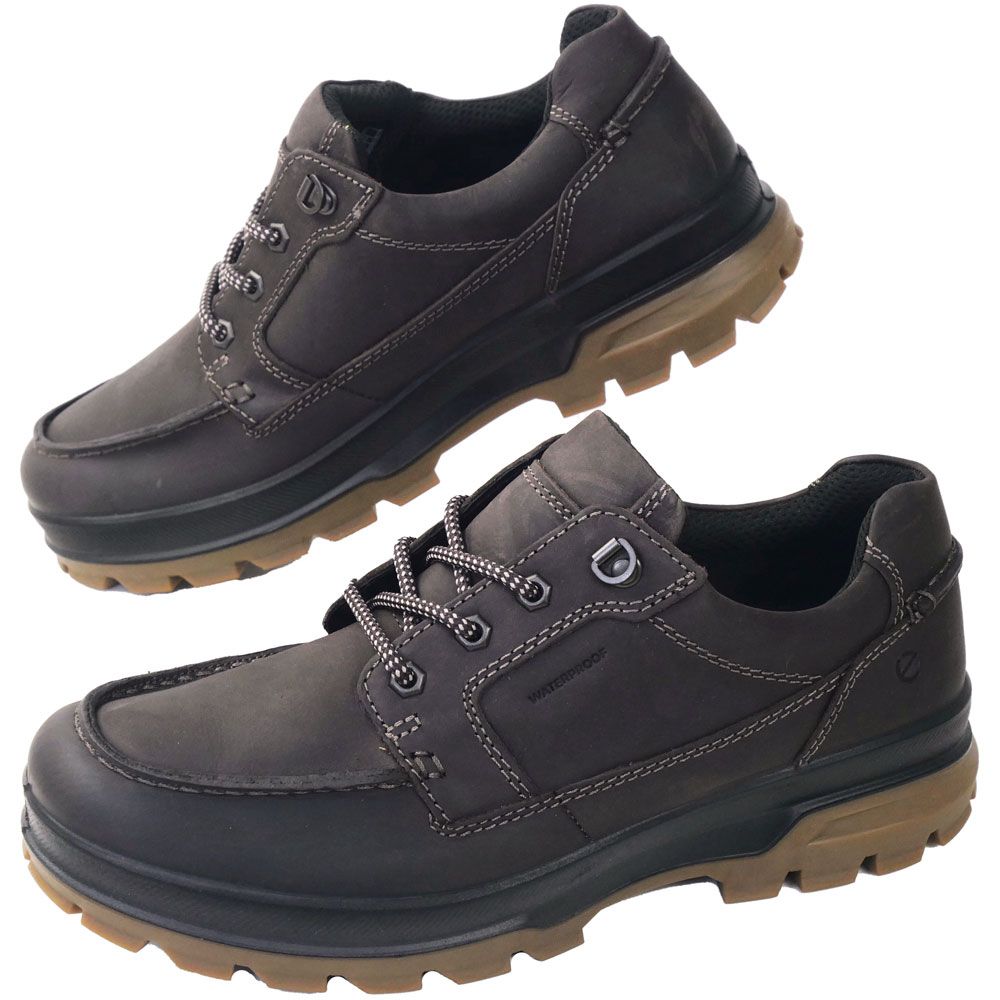 ecco（エコー） メンズ 防水ウォーキングシューズ レースアップ
