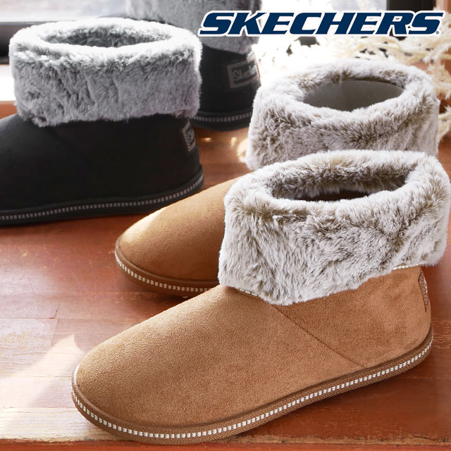 スケッチャーズ SKECHERS レディース ムートンブーツ コージー