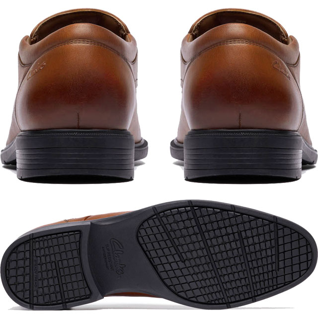 Clarks（クラークス） ビジネスシューズ スリッポン メンズ 紳士靴