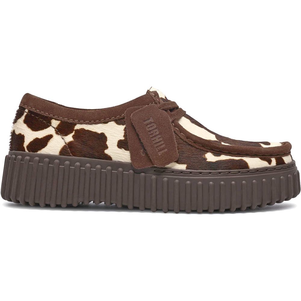 Clarks（クラークス） レディース 厚底本革 チャンキーソール