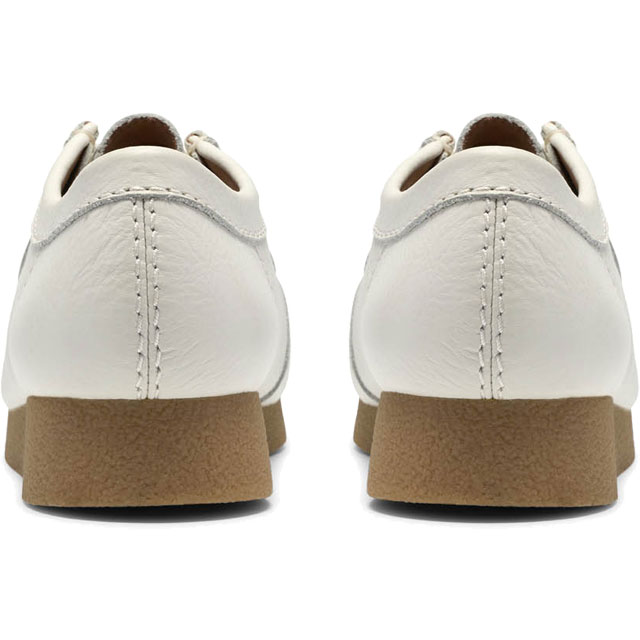 Clarks（クラークス） 爆買 ワラビー EVO レザーシューズ メンズ 白 本