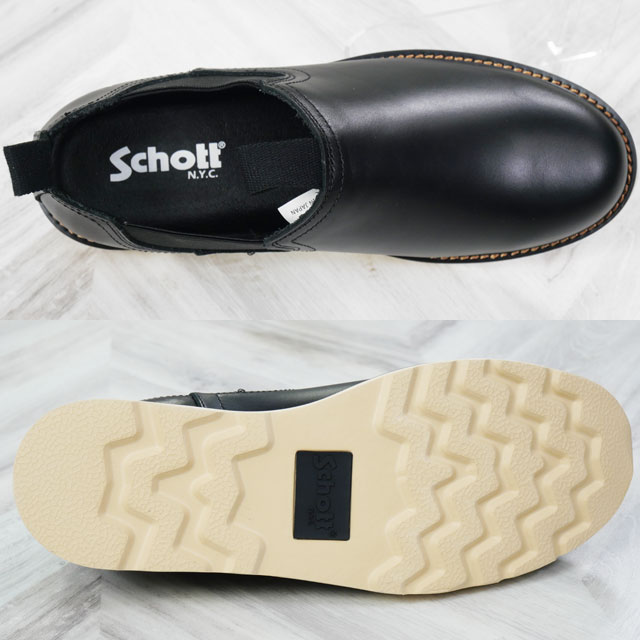 Schott N.Y.C（ショット） Schott サイドゴア スリッポン メンズ