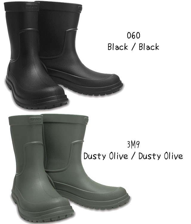 っておりま クロックス Crocs メンズ レインブーツ 4862 長靴 レイン ブーツ ハーフ丈 雨
