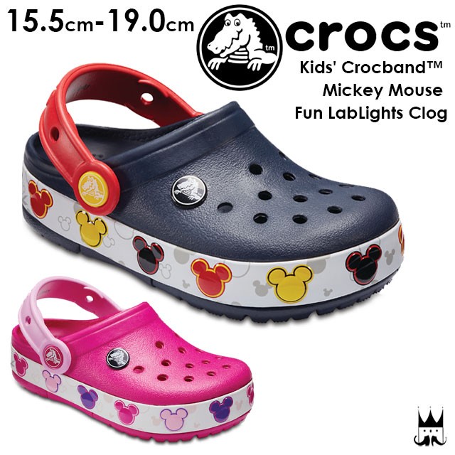 クロックス crocs クロックバンド ミッキー ファン ラブ ライツ