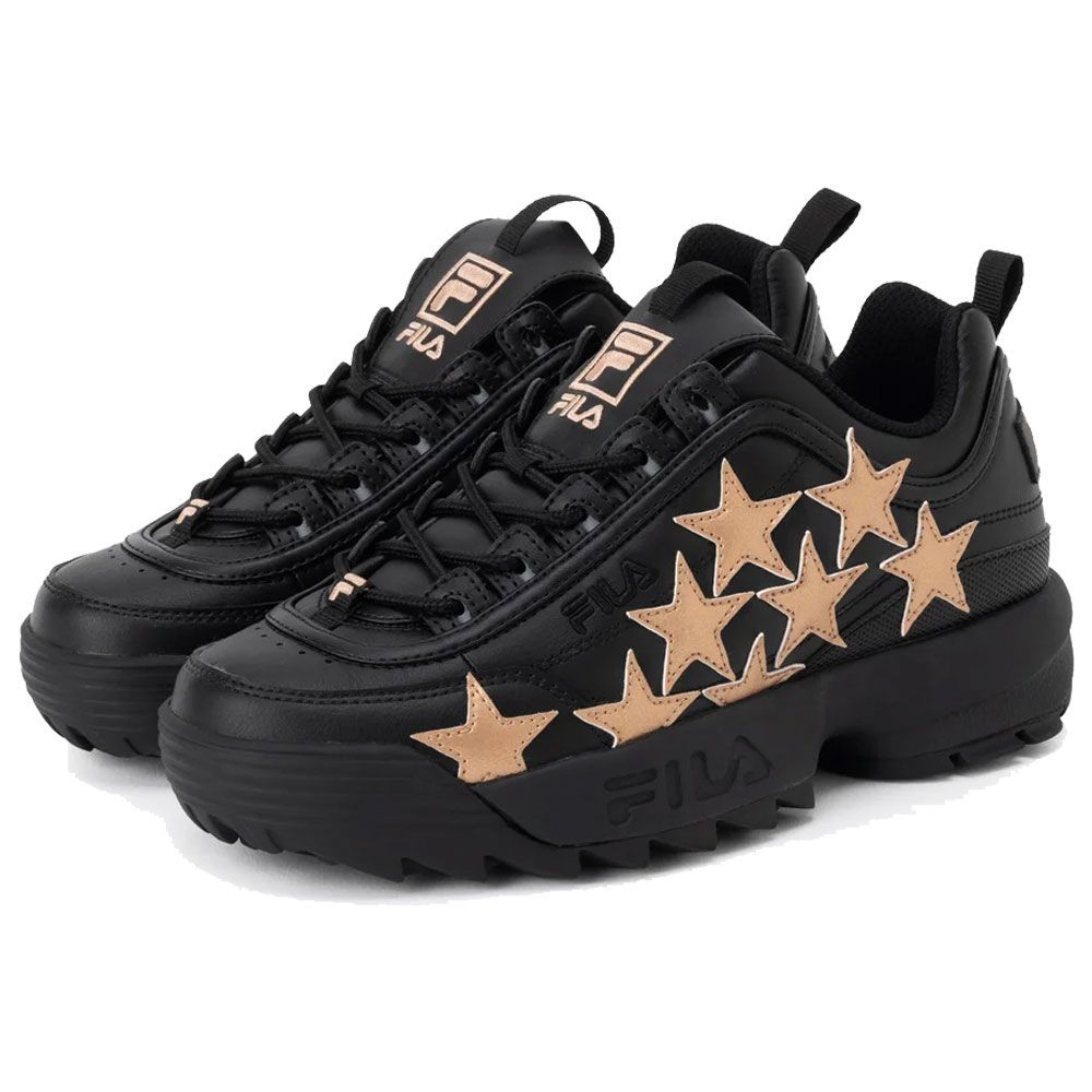 FILA（フィラ） 厚底 スニーカー レディース ディスラプター2メテオ 星