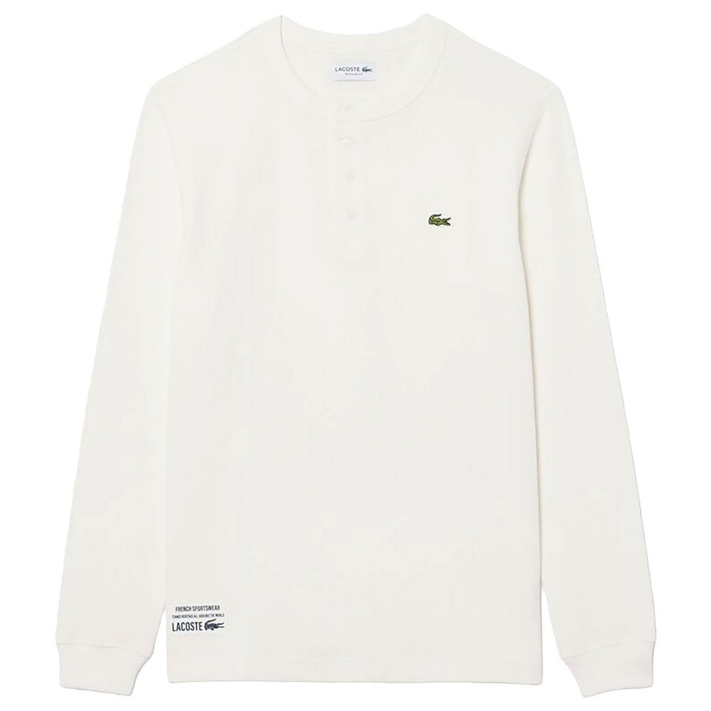 LACOSTE（ラコステ） トップス メンズ ヘンリーネックワッフルTシャツ