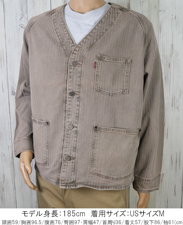 Levi's（リーバイス） ノーカラージャケット メンズ a71390006