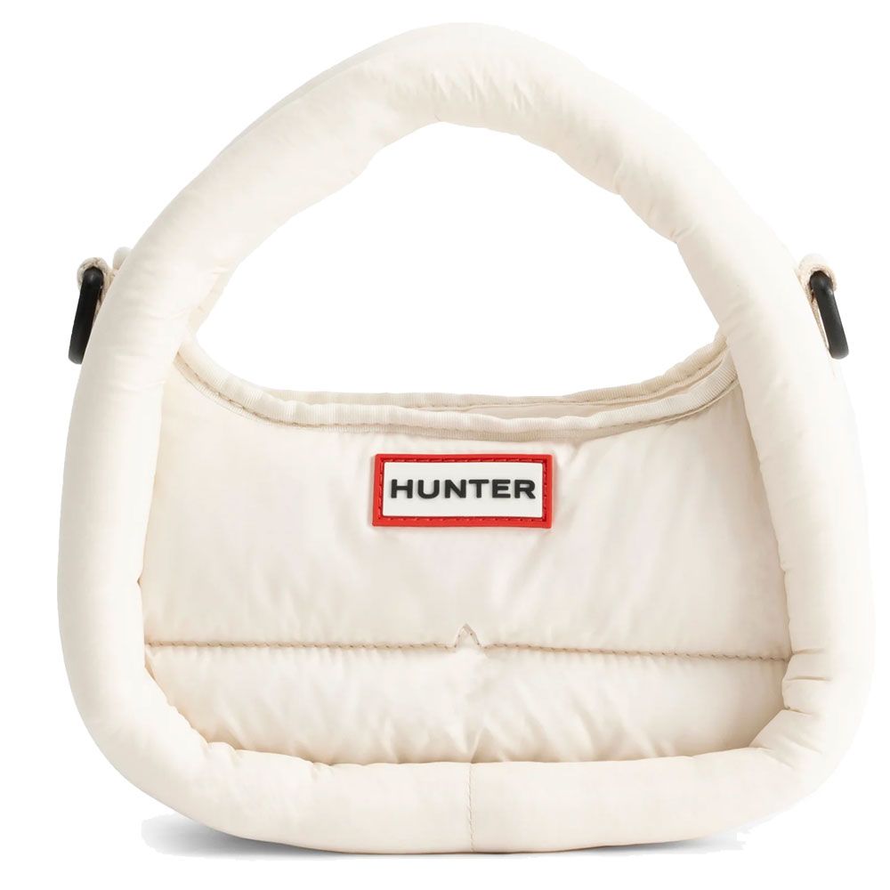 人気★HUNTER フレイムド パファー ミニ ホーボー バッグ★ロゴ ハンター HUNTER フレイムド パファー ミニ ホーボー （ブラック