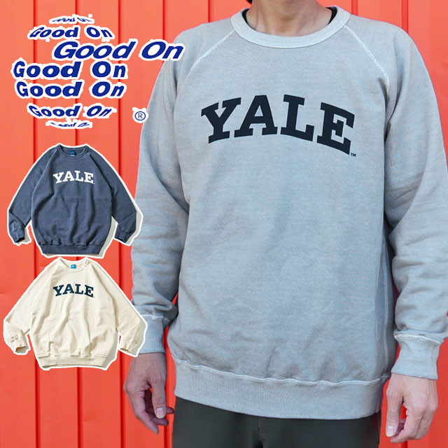 グッドオン Good On トレーナー メンズ レディース YALE ラグラン