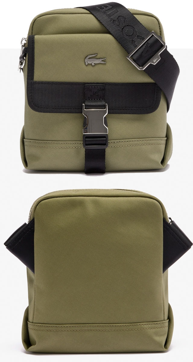 LACOSTE ラコステ コメ ナイロンカメラバッグ メンズ NH4594