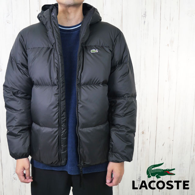 ラコステ 幾何学模様 ジャケット LACOSTE（ラコステ） バックステッチダウンジャケット メンズ BH7841