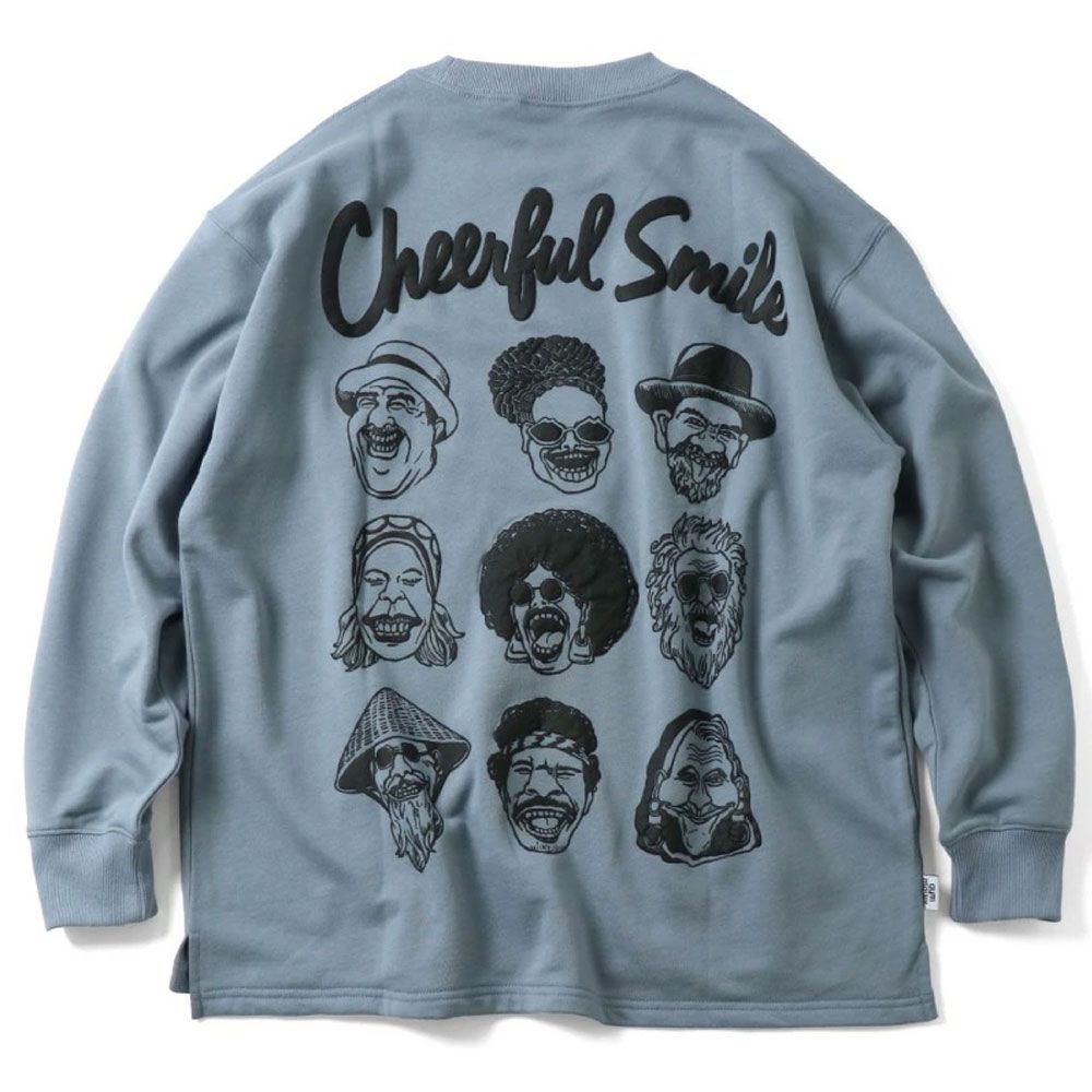 ジムマスター スウェット メンズ G421704 トップス 長袖 レディース 10.3oz Cheerful SmileスウェットビッグTee トレーナー ロンT 厚手 笑顔 アパレル ウエア 服