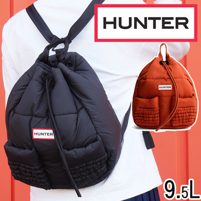 ○117 美品 HUNTER ハンター リュック パファー オガワナツミ ハート ハンター HUNTER 【正規取扱販売店】SMOCKED PUFFER BACKPACK