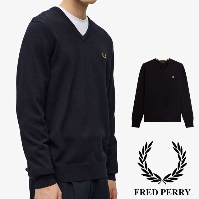 FRED PERRY（フレッドペリー） Vネックニット メンズ K9600 クラシック