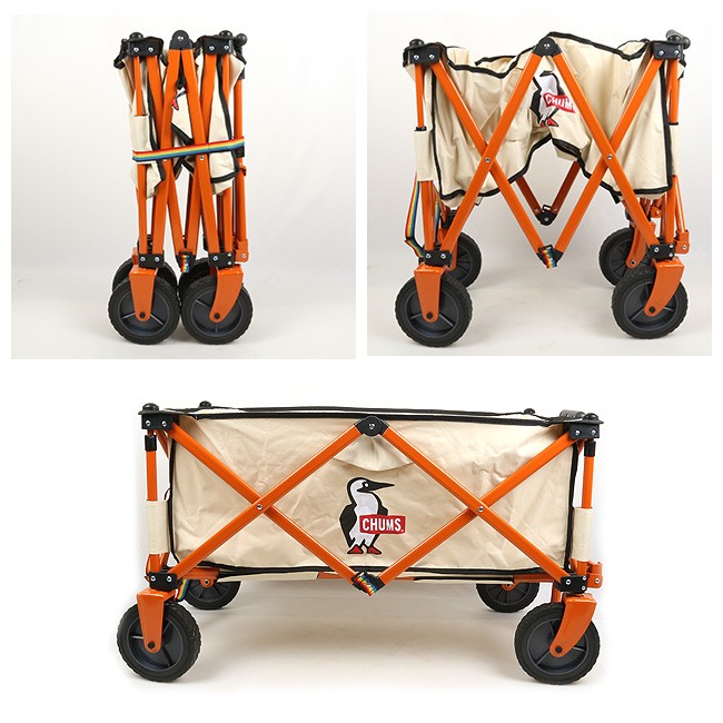 Chums チャムス Happy Camping Folding Wagon ハッピーキャンピングフォールディングワゴン 別注カラー Ch62 1373 アウトドア カート 運動会 Snb Shop 通販 Paypayモール