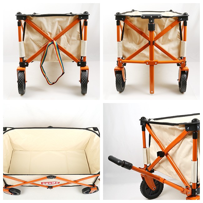 Chums チャムス Happy Camping Folding Wagon ハッピーキャンピングフォールディングワゴン 別注カラー Ch62 1373 アウトドア カート 運動会 Snb Shop 通販 Paypayモール