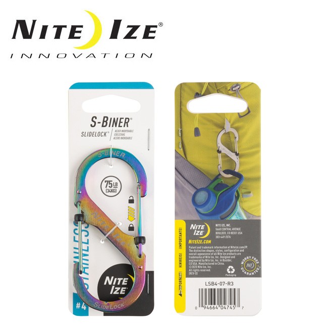 601円 贈与 NITEIZE ナイトアイズ エスビナー スライドロック #4 スペクトラム 601円 贈与 NITEIZE ナイトアイズ エスビナー スライドロック #4 スペクトラム