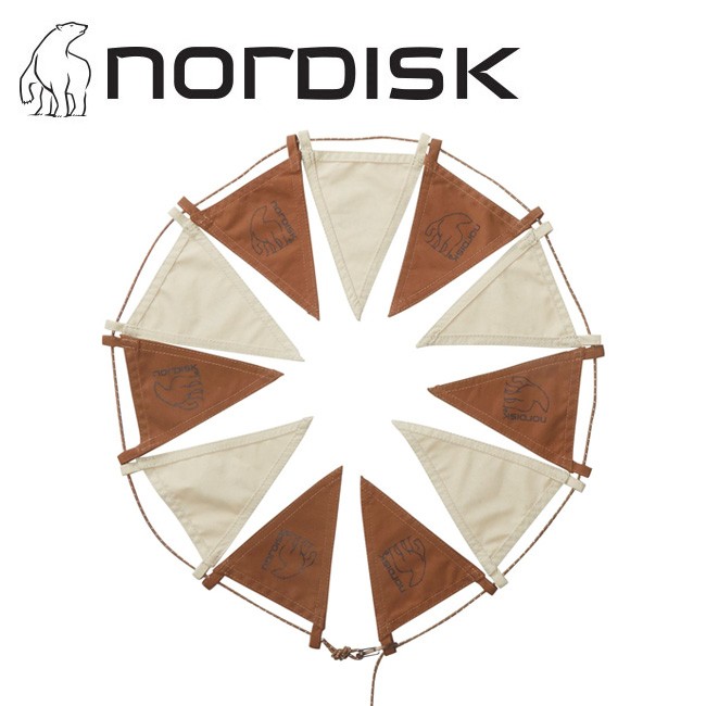 NORDISK ノルディスク Flag Lines (2 Pieces) Chocolate 148094