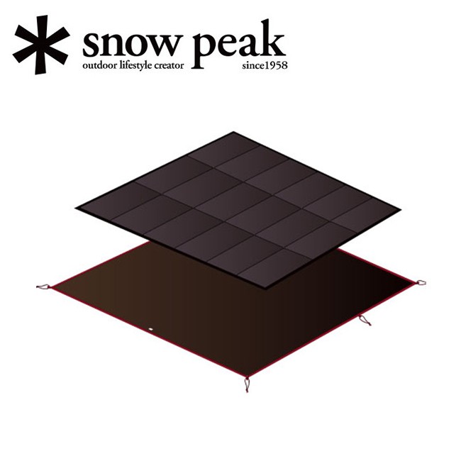 Snow Peak スノーピーク アメニティドームL マットシートセット SET