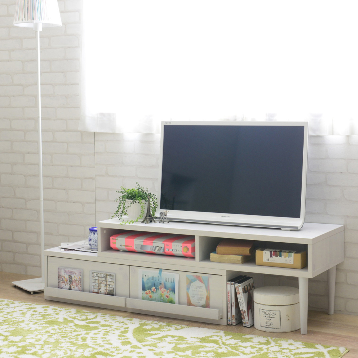 4FUL（フォーフル） ローボード テレビ台 TV台 テレビボード 伸縮 幅