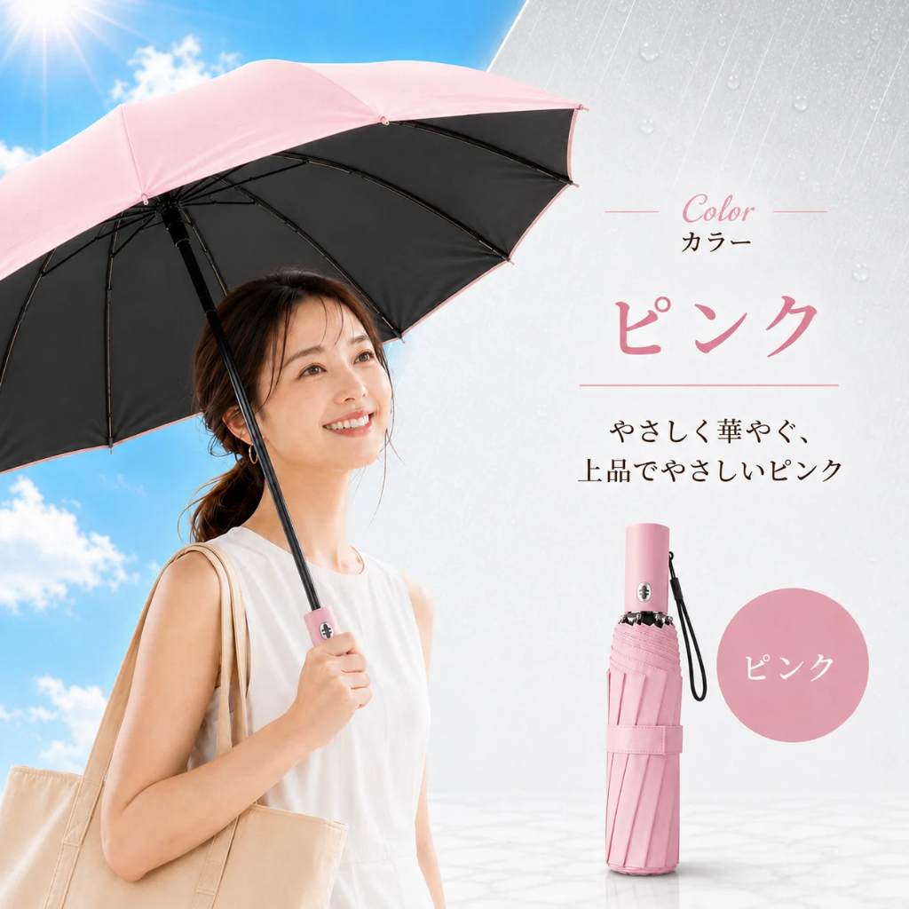折りたたみ傘 軽量 大きい 晴雨兼用 自動開閉 風に強い 折り畳み傘