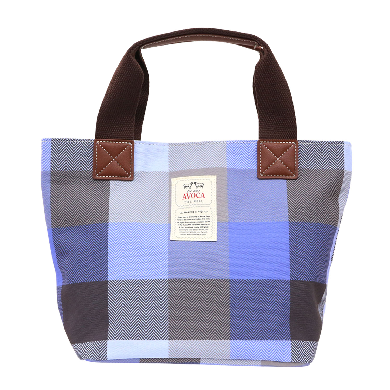 AVOCA アヴォカ バッグ トートバッグ レディース チェック柄 COLOR TOTE BAG ACT-003｜sneak｜03