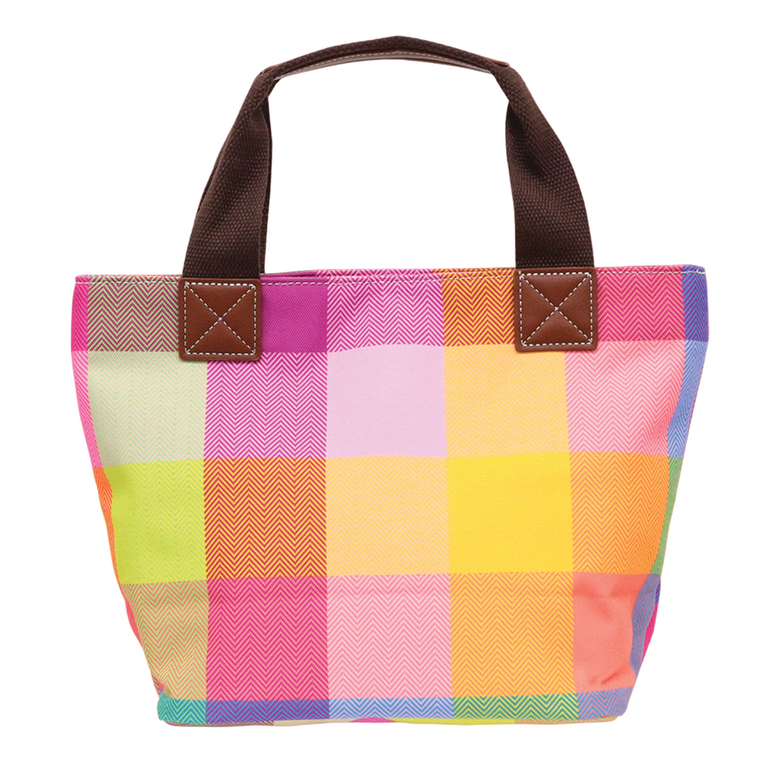 AVOCA（アヴォカ） トートバッグ レディース チェック柄 COLOR TOTE